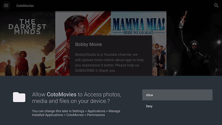 Install CotoMovies in Firestick